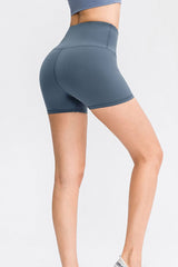 Wide Waistband Sports Shorts